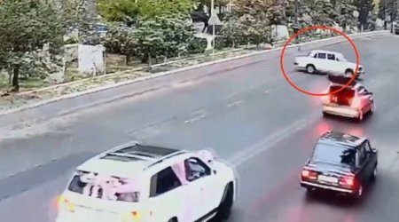 Göyçayda toy karvanında avtoxuliqanlıq edən sürücü saxlanıldı – FOTO/VİDEO