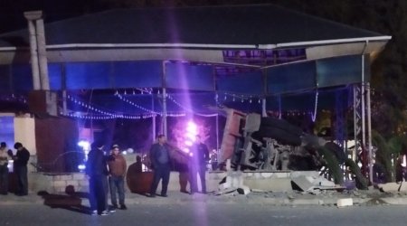 Ağdamdakı qəzada yük maşınının sürücüsü XƏSARƏT ALDI