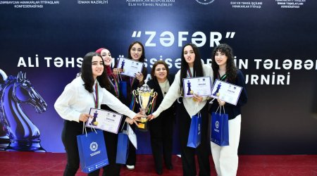 Ali təhsil müəssisələri arasında “Zəfər” şahmat turniri keçirildi - FOTO