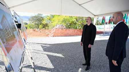 Cəbrayıl şəhərində ikinci və üçüncü yaşayış komplekslərinin təməli qoyuldu – FOTO/VİDEO