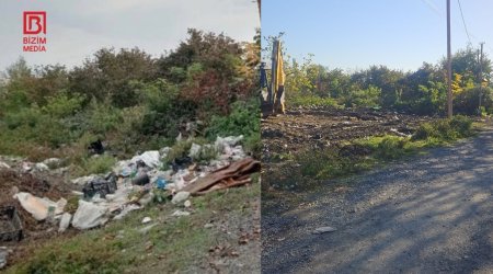 Zaqatala sakinlərini narahat edən zibil problemi HƏLLİNİ TAPDI - FOTO