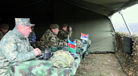 Azərbaycan və Serbiya artilleriyaçılarının birgə təlimi keçirildi – FOTO/VİDEO
