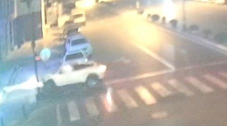 Bakıda sərxoş sürücü ağır qəza törətdi - ANBAAN VİDEO