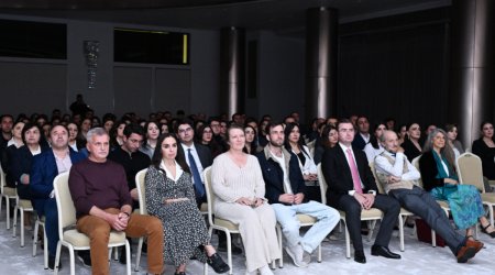 Leyla Əliyeva “Hirkan” filminin təqdimatında - FOTO