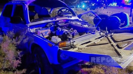Şirvanda yol qəzası olub, ölən və xəsarət alanlar var - FOTO