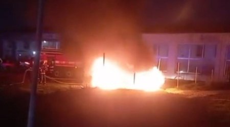 Masallıda sürücü öz maşınını YANDIRDI