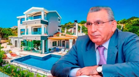 Dəbdəbəli villa, 6 metrlik hasar, helikopterin enməsi üçün meydança: Həbs edilən başçı Mehdiyevlə qonşu imiş – FOTO