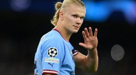 Haaland özünü Messi və Ronaldo ilə müqayisə etmədi
