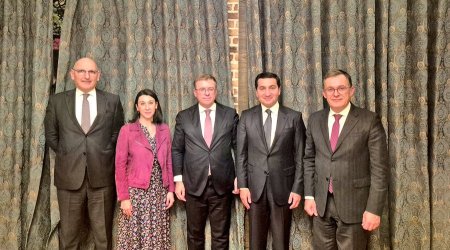 Fransa və Azərbaycan diplomatları arasında danışıqlar oldu - FOTO