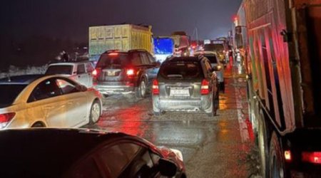 Bakı–Qazax yolundakı sıxlıq aradan qaldırıldı – VİDEO