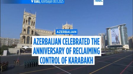 "Euronews" Qələbənin beşinci ildönümünə həsr olunmuş hərbi paraddan material hazırlayıb - VİDEO