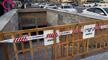 “Nəriman Nərimanov”un çıxışlarından biri bağlandı – FOTO