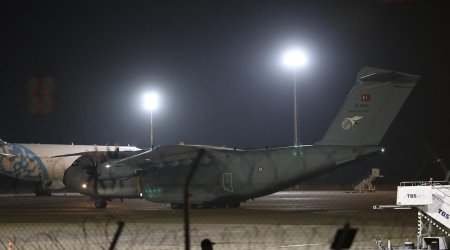 Təyyarə qəzasında həlak olan türk hərbçilərin nəşi Ankaraya GƏTİRİLDİ