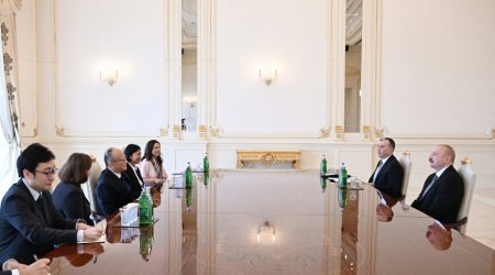 Asiya İnkişaf Bankının nümayəndə heyəti İlham Əliyevin qəbulunda - FOTO/VİDEO