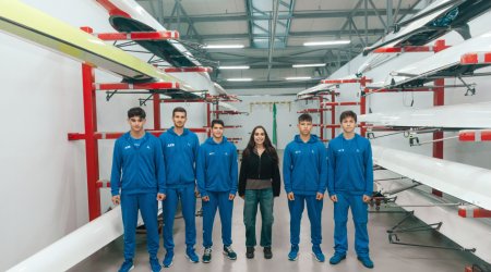 Leyla Əliyeva Mingəçevirdə avarçəkmə bazasında idmançılarla görüşdü – FOTO