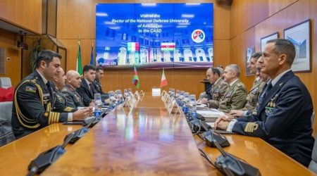 Azərbaycanla I‌taliya arasında hərbi təhsil sahəsində əməkdaşlıq üçün yeni imkanlar müzakirə olundu - FOTO