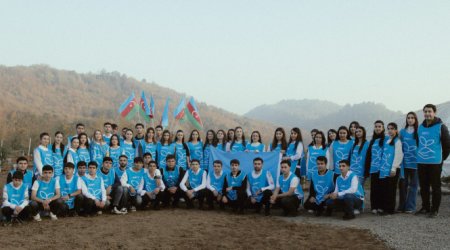 Prezidentin qızları və gəlini Lənkəranda ekoloji aksiyalarda – FOTO