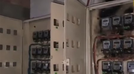 Dəhşətli yanğının başladığı yerdən görüntülər - VİDEO