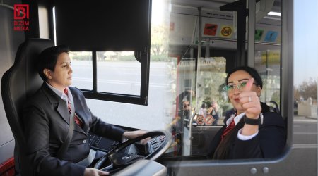 Xanım avtobus sürücüləri SÜKAN ARXASINDA – Bu marşrutlar üzrə çalışacaqlar – VİDEO