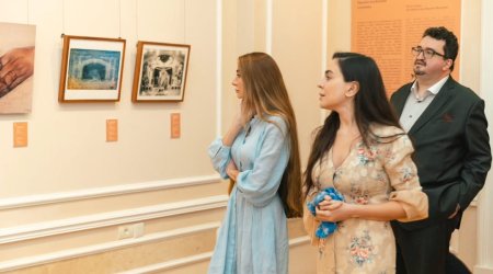 Leyla Əliyeva və Arzu Əliyeva Milli I‌ncəsənət Muzeyini ziyarət etdilər - FOTO