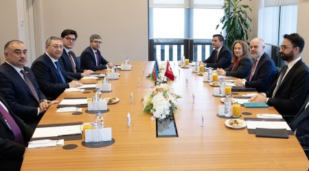 Xələf Xələfov Ərdoğanın baş müşaviri ilə ikitərəfli münasibətləri müzakirə etdi - FOTO