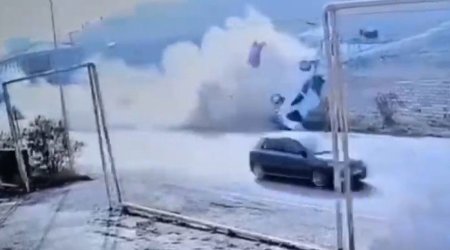 Abşeronda dəhşətli QƏZA: Ölən var - VİDEO