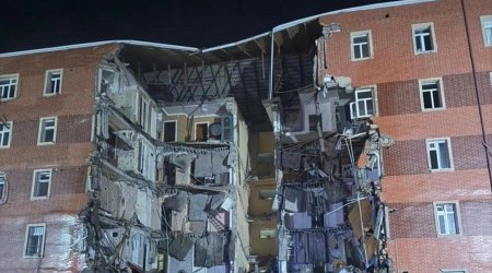 Goranboyda çökən binanın sakinləri ilə bağı QƏRAR