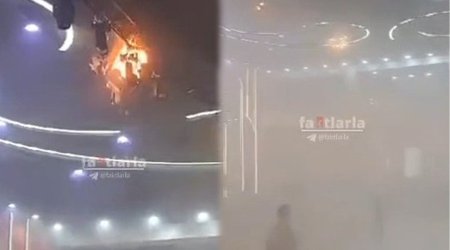 Bakıda toy zamanı şadlıq evində yanğın - “Zalda bir nəfər qalmasın” – VİDEO