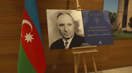 Berlində Mir Cəlalın alman dilinə tərcümə edilmiş hekayələrindən ibarət kitabın təqdimatı KEÇİRİLDİ &ndash; VİDEO 
