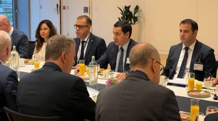 Hikmət Hacıyev NATO Baş Qərargahında – FOTO