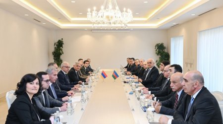 Qəbələdə Azərbaycan-Ermənistan delimitasiya komissiyasının növbəti görüşü KEÇİRİLDİ - FOTO