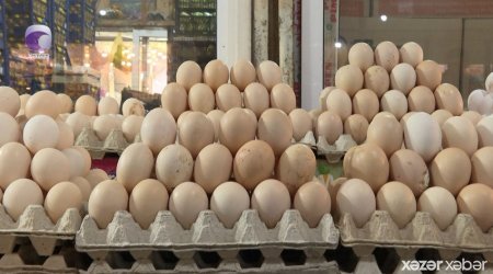 Paytaxtda və bölgələrdə kənd yumurtası kəskin BAHALAŞDI - VİDEO