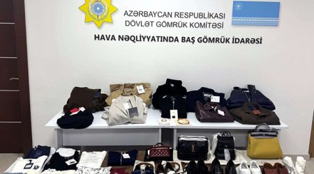 276 minlik brend malları ölkəyə qanunsuz keçirmək istədi &ndash; FOTO
