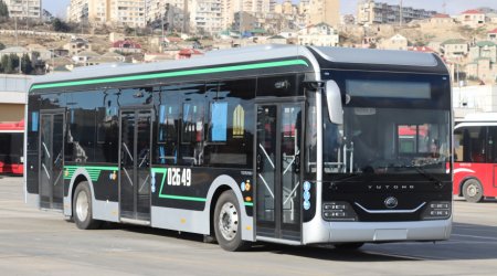 Daha bir marşrutda bütün avtobuslar yenilənir &ndash; FOTO