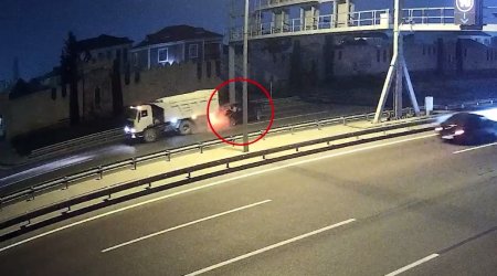Aeroport yolundakı ağır qəzanın ANBAAN VİDEOSU