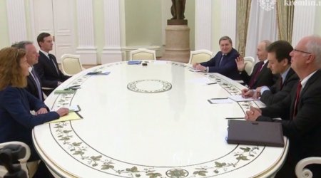 Moskvada Putinlə ABŞ nümayəndə heyəti arasında görüş KEÇİRİLİR - VİDEO