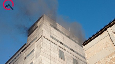 Gəncədə zavodda yanğın &ndash; FOTO