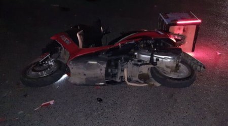 Gəncədə QƏZA: Moped sürücüsü xəsarət aldı