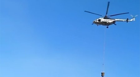 Laçın və Kəlbəcərdəki yanğınlara helikopterlər cəlb olundu &ndash; YENİLƏNİB/VİDEO