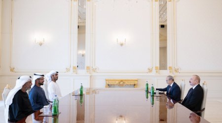 İlham Əliyev BƏƏ-nin bir sıra şirkətlərinin rəhbərlərini QƏBUL EDİB