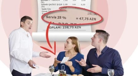 Restoranlarda yeni soyğun üsulu: "Bizdə qayda belədir”
