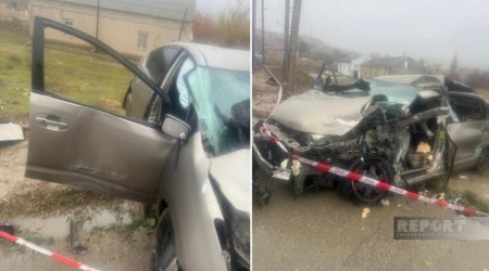 Hökməli-Qobu yolunda ağır qəza: Ölənlər var - VİDEO