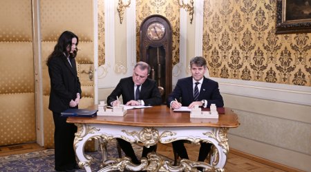 Bratislavada Azərbaycan ilə Slovakiya arasında bir sıra sənədlər imzalandı &ndash; FOTO