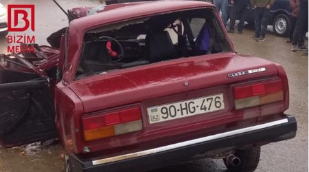 Qusarda AĞIR QƏZA: 4 yaralı var - FOTO
