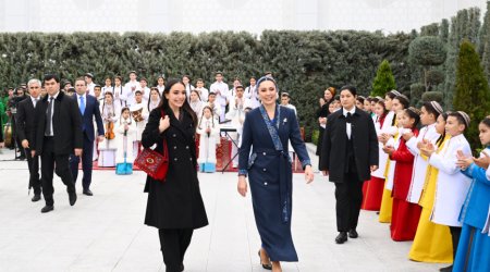 Leyla Əliyeva Türkmənistanda xeyriyyə fondunun filialının açılış MƏRASİMİNDƏ - FOTO