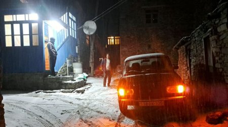 Qubanın dağlıq ərazilərinə QAR YAĞIR - FOTO