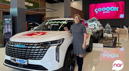 &ldquo;Nar&rdquo;ın &ldquo;Çoox Şanslı&rdquo; lotereyasında 7-ci avtomobil uduldu