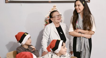 Leyla Əliyeva Səhiyyə Nazirliyi 5 saylı Uşaq Vərəm Sanatoriyasını ZİYARƏT ETDİ - FOTO