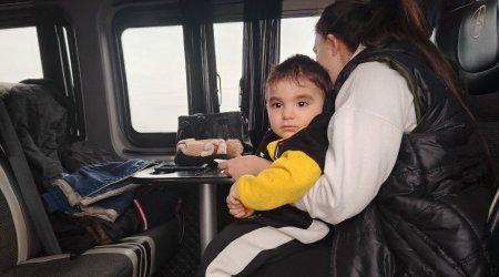 Ağdərənin Vəngli kəndinə növbəti köç karvanı yola salındı &ndash; FOTO