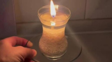 Nə şama ehtiyac var, nə lampaya - 10 gün yanır - VİDEO